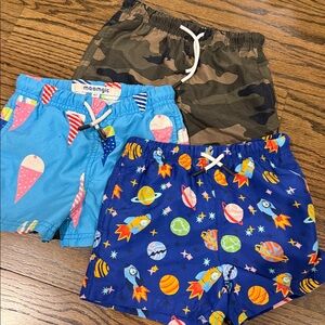 Kids Swim Trunks Set
